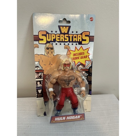 WWE Hulk Hogan Chase Super Stars  Red Pants Series 8 Mattel 2024 Walmart 6 Inch - Picture 1 of 6